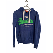 Superdry Vintage Mens Blue Hoodie Size S