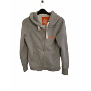 Superdry Orange Label Womens Grey Hoodie Size M