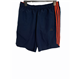 Adidas Sports Essential Mens Blue and Orange Shorts Size L 15 Inch Waist Laid Flat