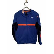 Adidas Climate Boys Blue and Orange Hoodie Size 13/14 Years