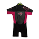 TWF Girls Pink and Black Wetsuit Size 6-7 Years