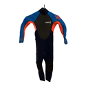 Cskins Girls Black Blue and Orange Wetsuit Size S