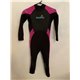 Waihui Girls Pink and Black Wetsuit Size 9-10 Years