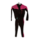 Waihui Girls Pink and Black Wetsuit Size 9-10 Years