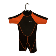 Mountain Warehouse Girls Orange and Black Wetsuit Size 5-6 Years