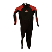 Waihui Boys Black and Red Wetsuit Size 9-10 Years