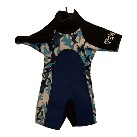 Surfers Wipeout Boys Blue and Black Wetsuit Size 2-3 Years