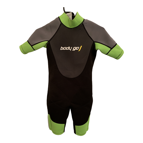 Bodygo Boys Green Grey and Black Wetsuit Size 10 Years