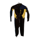 Waihui Boys Blue Black and Yellow Wetsuit Size 11-12 Years