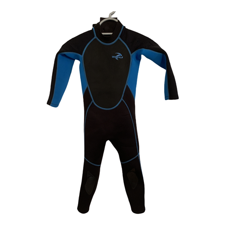 Waihui Boys Blue and Black Wetsuit Size 7-8 Years