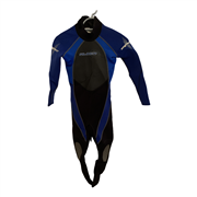 Alder Impact Titanium Boys Black and Blue Wetsuit Size L