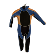 Crane Sports Boys Blue Orange and Black Wetsuit Size 7-8 Years