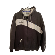 Umbro Mens Grey Hoodie Size XL