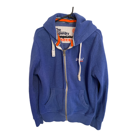 Superdry Mens Blue Hoodie Size L