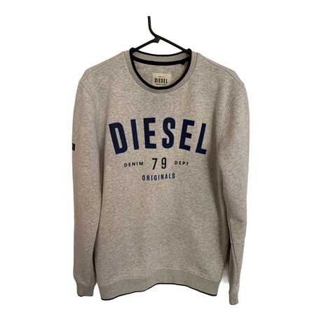 Diesel Grey Mens Jumper Size M