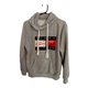 Tommy Hilfiger Womens Grey Hoodie Size XL