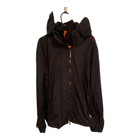 Superdry Mens Black Coat Size XXL