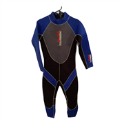 Nalu Wavewear Mens Black and Blue Wetsuit Uk Size 38 Chest