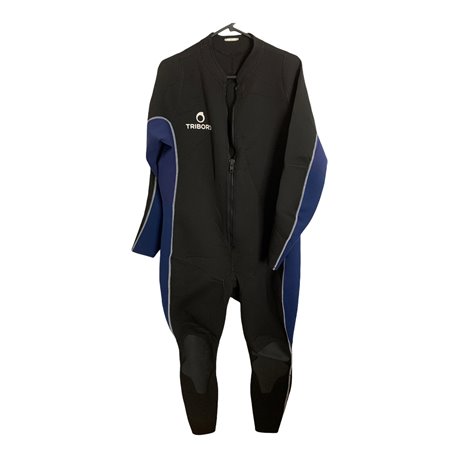 Tribord Mens Black and Blue Wetsuit Uk Size See Description