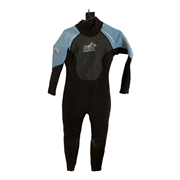 TWF Womens Black and Blue Wetsuit Size 10