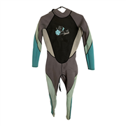 Crane Surf Womens Green and Grey Wetsuit Size M 12/14