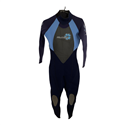 Alder Womens Blue and Black Wetsuit Size 12