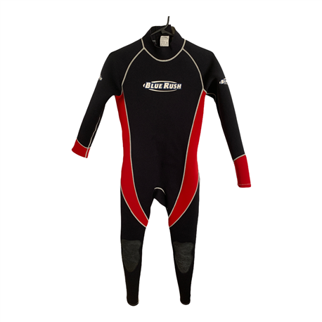 Bluerush Womens Black and Red Wetsuit Size XXL