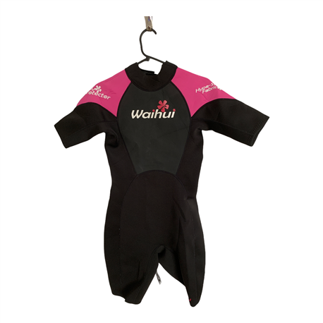 Waihui Womens Pink and Black Wetsuit Size 12-14