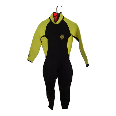 Bodyglove Womens Black and Yellow Wetsuit Size L