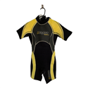 Pegaso Womens Black and Yellow Wetsuit Size See Description