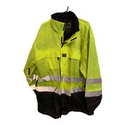 Helly Hansen Work Jacket Hi Vis Mens Yellow Coat Size XXL