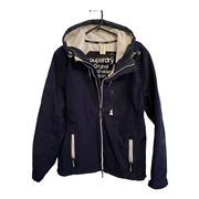 Superdry Womens Blue Coat Size XL