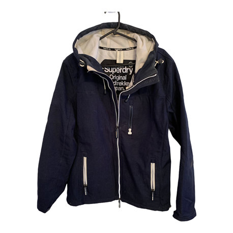 Superdry Womens Blue Coat Size XL