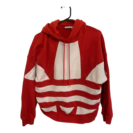 Adidas Womens Red Hoodie Size Uk 14