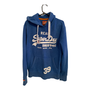 SUperdry Mens Blue Hoodie Size L