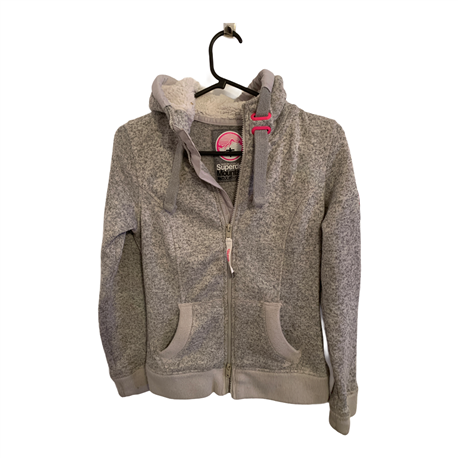 Superdry Womens Grey Hoodie Size S