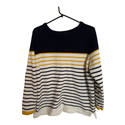 Joules Blue White and Yellow Knitwear Womens Jumper Size Uk 16