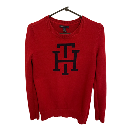 Tommy Hilfiger Red Womens Jumper Size M