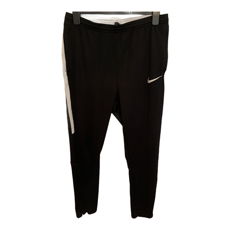 Nike Dri-Fit Mens Black Tracksuit Trousers Uk Size L