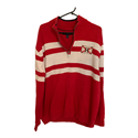 Tommy Hilfiger Red and White Mens Jumper Size XXL