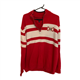 Tommy Hilfiger Red and White Mens Jumper Size XXL