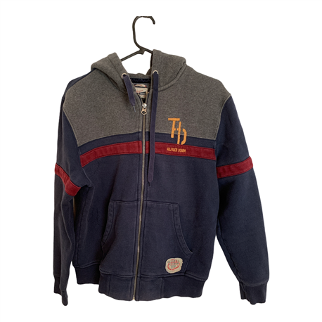 Tommy Hilfiger Heritage Mens Blue Hoodie Size L