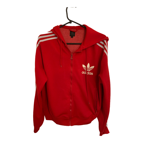 Adidas Mens Red Hoodie Size L