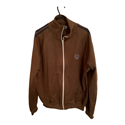 Fred Perry Mens Brown Tracksuit Jacket Size M