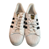 Adidas White and Black Superstar Mens Trainers Size Uk 11 C77124