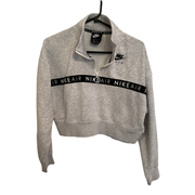 Nike Grey Air Cropped Womens Jumper Size M