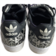 Adidas Black and White Superstar Womens Trainers Size Uk 7 BA7584