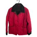 Barbour Womens Red Coat Size Uk 14