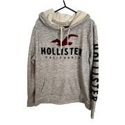 Hollister Mens Grey Hoodie Size L