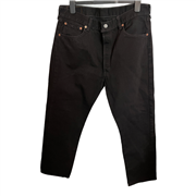 LEVI'S 501 Mens Black Denim Jeans W36 L30